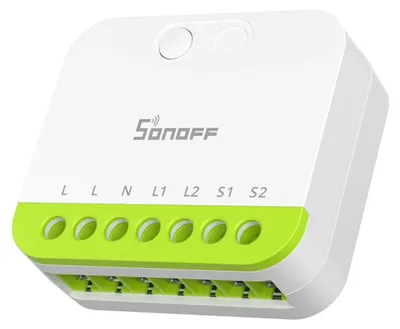 Obrázok produktu pre Sonoff MINI DUO, Káblový a bezdrôtový, Zigbee, Biela, AC, 110-240 V, 50/60 Hz