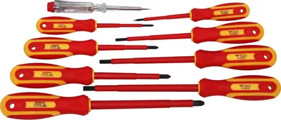 Obrázok produktu pre Brilliant Tools VDE sada skrutkovačov, 9-dielna, s drážkami a PH Phillips