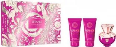 Produktbild von Versace Dylan Purple Geschenkset Eau de Parfum 50ml/Bath & Shower Gel 50ml/Body Lotion 50ml