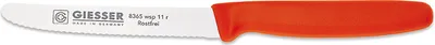 Produktbild von Giesser Universalmesser 11 cm Wellenschliff Rot
