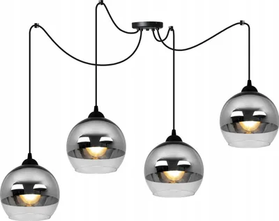 Produktbild von Elegante Chrom-Led-Spinnen-Hängelampe
