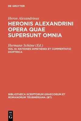 Produktbild von Rationes dimetiendi et commentatio dioptrica