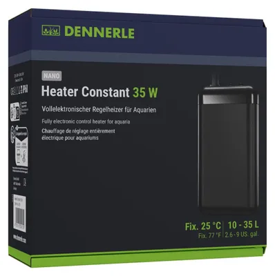 Produktbild von Dennerle 4015, Kunststoff, Schwarz, 35 l, 10 l, -1 - 25 °C, 35 W