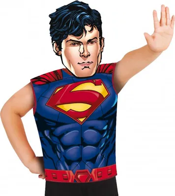 Produktbild von Superman Kinder Kostüm-Set ( Shirt und Maske) 3-6 Jahre