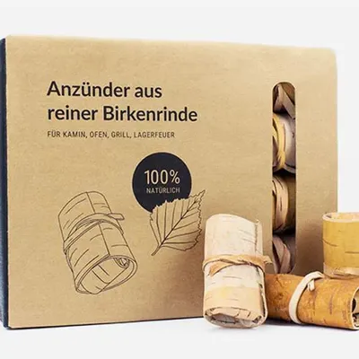 Produktbild von - Feueranzünder MOYA aus reinem Birkenholz