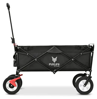 Zdjęcie produktu dla Skladany wózek reczny FUXLIFE by FUXTEC FX-100 czarny | skladany wózek reczny | kompaktowy skladany wózek reczny | z zewnetrznymi kieszeniami