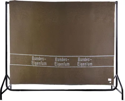 Produktbild von Strapazierfähige Wolldecke Bundeseigentum oliv 200 x 210 cm, ca. 2,6 kg