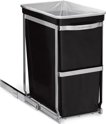 Produktbild von simplehuman 30 Liter ausziehbarer Abfalleimer - 5,7x5,7x26,2 cm; CW1124