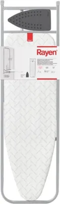 A Rayen ironing board is shown in a studio setting against a white background.