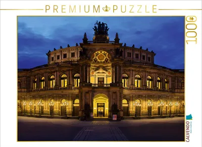 Produktbild von CALVENDO Puzzle Dresden Semperoper | 1000 Teile Lege-Größe 64x48cm Foto-Puzzle für glückliche Stunden