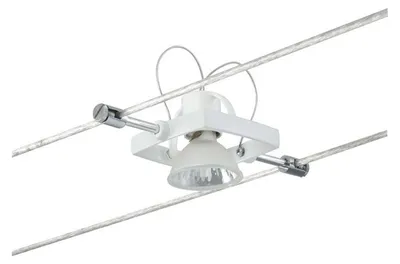 Produktbild von Paulmann Wire System Light&Easy Spot Mac II 1x35W GU5,3 Weiß 12V Metall