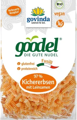 Immagine prodotto di Pasta Goodel - 97% ceci con fusilli ai semi di lino 250g