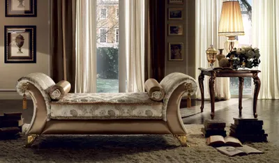 Produktbild von Chaiselongue Liege Relaxsessel Liegesessel Komfortliege Luxus Barock Rokoko Neu