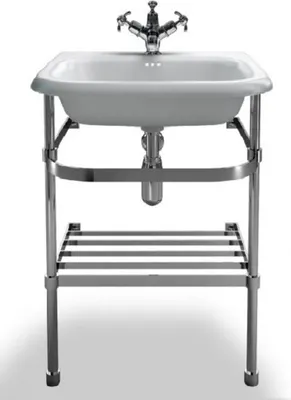 Zdjęcie produktu dla Casa Padrino Art Nouveau postument umywalka kamień naturalny biały / stal nierdzewna W 55cm - Art Deco umywalka barokowy styl antyczny