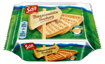 Obrázok produktu pre Suchary Bieszczadzkie San 90 g