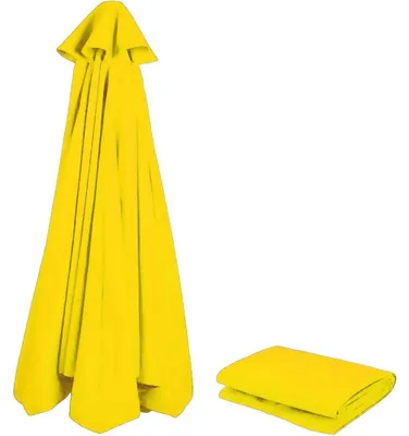 Image de Housse de remplacement pour parasol, diamètre 250 cm, 8 baleines, protection UV 80, imperméable, couleur anthracite