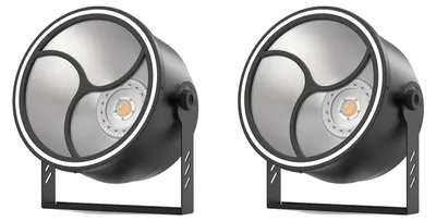 Immagine prodotto di Faretti da palcoscenico, controllo DMX512, luce COB ad alta luminosità, nero, spina UE