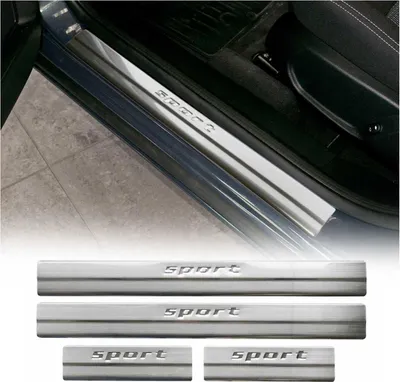 Obrázek produktu pro Lemy prahů pro Ford C-Max 2010-2025 nerezová ocel stříbrná 4ks