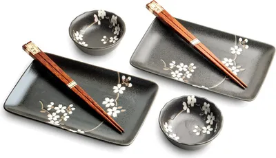 Produktbild von SUSHI TELLER SET | Sushi Geschirr Set | Mehrteiliges Sushi-Set