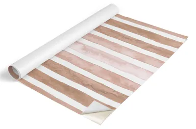 Immagine prodotto di Tulup - Pellicola adesiva per mobili - Pellicola autoadesiva 75x150 cm - Pellicola per mobili, ideale per armadi - Pellicola per mobili - Pellicola per la cucina - Impermeabile - Lavabile - Autoadesiva - Senza bolle d'aria - Motivo: strisce beige