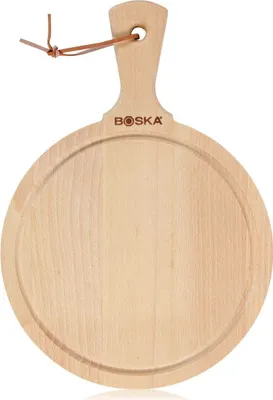 Produktbild von Boska Servierbrett Rund Amigo M / für das Präsentieren von Käse und Snacks / 23,4 cm / Holz / Braun / 335 x 235 x 17 mm