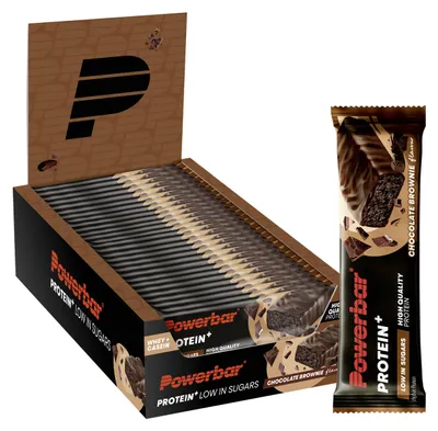 Produktbild von POWERBAR Protein Plus Low Sugar Chocolate-Brownie 30x35g Fitnessriegel