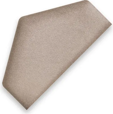 Produktbild von TAPHICEROS Halb Hex Wandpaneel Polsterpaneel, 26x15 cm, Links/Rechts, 1stk, SWING 3, Koffee, Wandkissen Halb Hexagon Wandpolster Kopfteil für Bett Gepolstert Polsterplatte