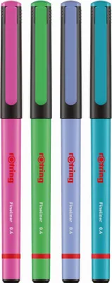 Immagine prodotto di ROTRING fineliner in fibra fine 0,4 mm Colori divertenti confezione blister da 4 pz