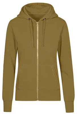 Produktbild von X.O Zip Hoodie Jacke Damen, Olivegrün, XL