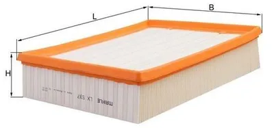 Produktbild von Luftfilter KNECHT LX 537