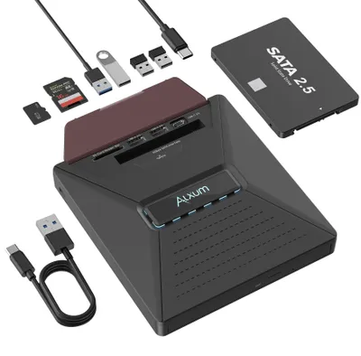 Immagine prodotto di Lettore CD/DVD esterno 7-in-1 per PC con connessione SATA da 2,5 pollici