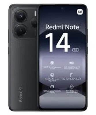 Produktbild von Xiaomi Redmi Note 14 5G 8/256GB Midnight Black Smartphone