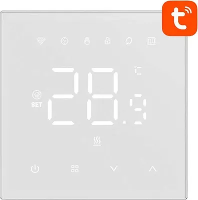 Zdjęcie produktu dla Inteligentny termostat Avatto WT410-16A-W ogrzewanie elektryczne 16A WiFi
