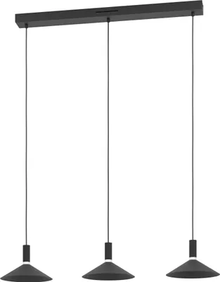 Produktbild von EGLO connect.z Smart-Home LED Pendelleuchte Conomavilla-Z, 3-flammige Hängelampe dimmbar, ZigBee, Matter, App und Sprachsteuerung Alexa, RGB