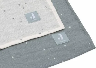 Produktbild von Jollein-Mullwindeln 115x115cm Twinkling - Sea Green - 2 Stück-Grün