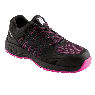 Produktbild von Runnex® Damen Sicherheitsschuh GirlStar S1P schwarz/pink nach EN 20345:2011 S1P ESD SRC schwarz  Größe 42