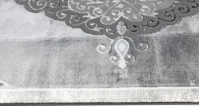 Produktbild von Designer Teppich mit Muster Grau Cream Beige Größe - 160 x 230 cm