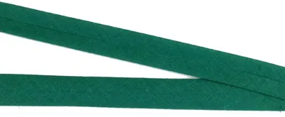 Image de Bande de coton biaisée - Préfroissée - Pour la couture et le ourlet - Vert - 20 mm - 5 mètres