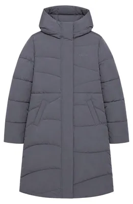 Produktbild von Mazine Waves Quilt Puffer Coat - Damen Wintermantel, Größe:L, Farbe:dark grey