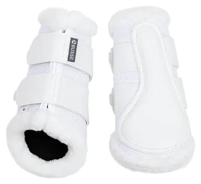 Produktbild von BUSSE Gamaschen Breezy-Plush Beinschutz für Vorder- und Hinterbeine Weiß L