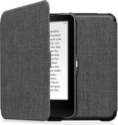 Produktbild von Fintie Hülle für Tolino Vision 4 HD/Vision 3 HD/Vision 2 / Vision 1 / Shine 2 HD eReader - Ultradünne Schutzhülle mit Ruhemodus und Magnetverschluss, Stoff dunkelgrau