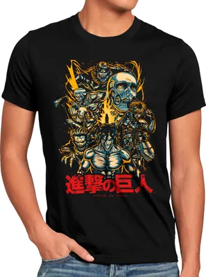 Produktbild von A.N.T. Attack All Herren T-Shirt attack anime japan manga on titan aot