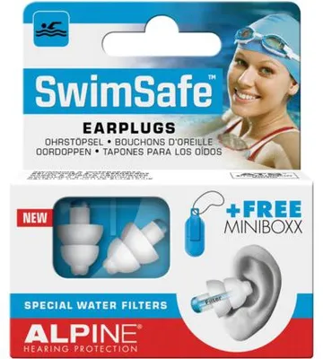 Productafbeelding van Alpine Swimsafe Oordopjes (1 paar)