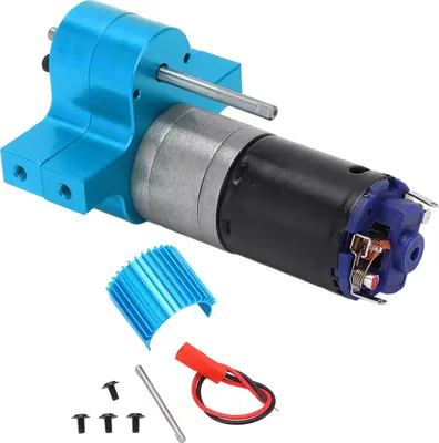 Immagine prodotto di Cambio RC Cambio di velocità in metallo con motore 370 per WPL C14 1/16 Military Truckblue
