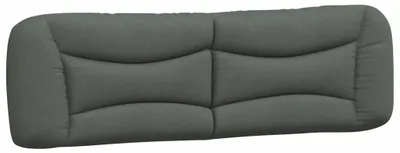 Imagen del producto de Almohada para la parte superior de la cama "Hvar", color gris oscuro, 193 cm, tejido