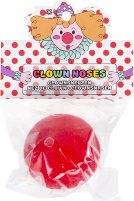 Produktbild von Clownsnase rot Schaumstoff für Fasching Karneval