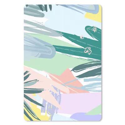 Produktbild von MuchoWow® Mauspad Mousepad Sommer - Abstrakt - Grün 40x60 cm - Mousepads - Maus Mat - Pad - Mausunterlage - Schreibtisch Accesoire