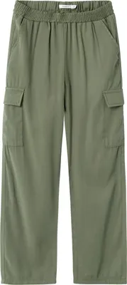 Produktbild von NAME IT Bequeme Mädchen Cargo Hose Stretch Denim Baggy Pants NKFBELLA Größe: 158