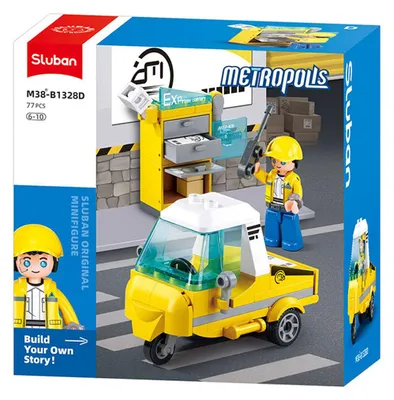 Zdjęcie produktu dla Sluban Metropolis M38-B1328D – pojazd dostawczy