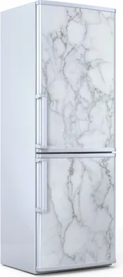 Produktbild von Magnete Dekorative - 70 cm x 190 cm - Küche - Magnetmatte Kühlschrankmagnete - Weiss Marmor